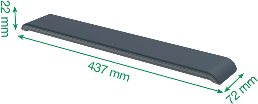 Repose-poignet clavier ajustable Leitz Ergo avec revêtement Soft-Touch
