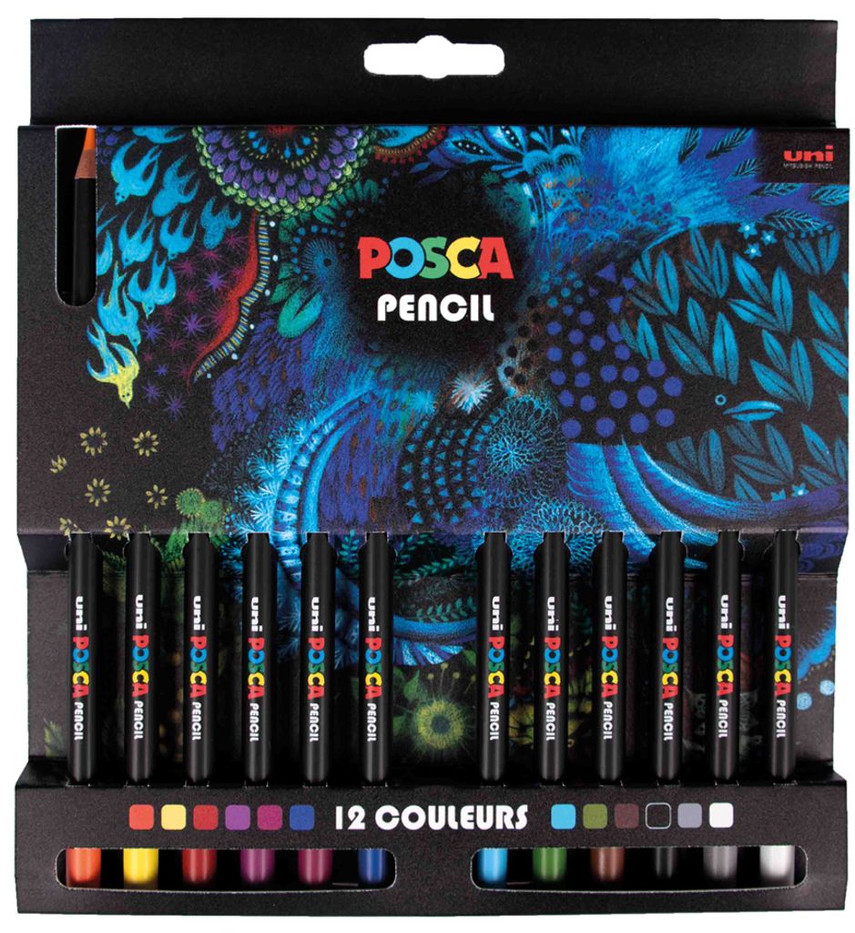 POSCA Bunstifte PENCIL KPE200 12er Kartonetui