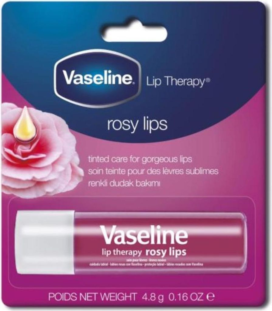 Vaseline | Lippenbalsam - Rosen- und Mandelöl - 4,8g - Produktbild 