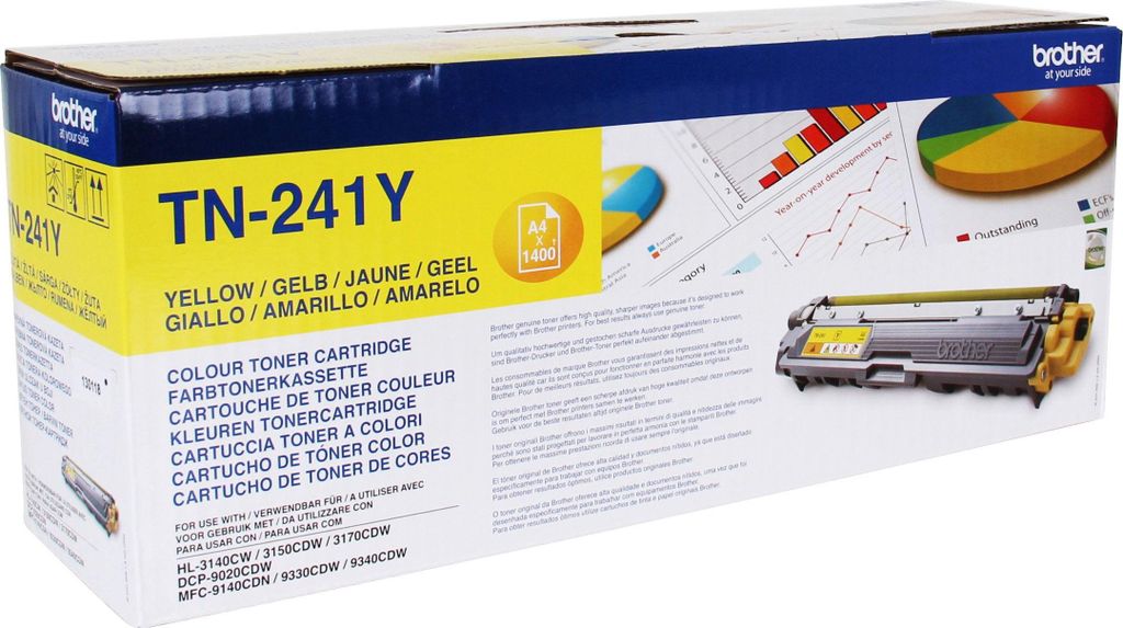 BROTHER Toner TN-241 žlutý 1400 stran Immagine del prodotto 