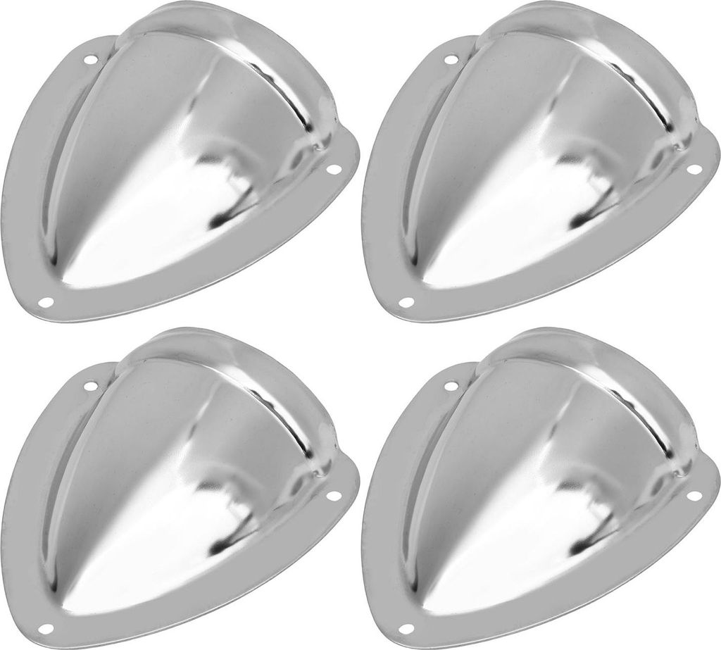 4PCS Marine Draht Kabel Vent Abdeckung 316 Edelstahl Clamshell Loch Ventilator für Yacht RV Segelboote