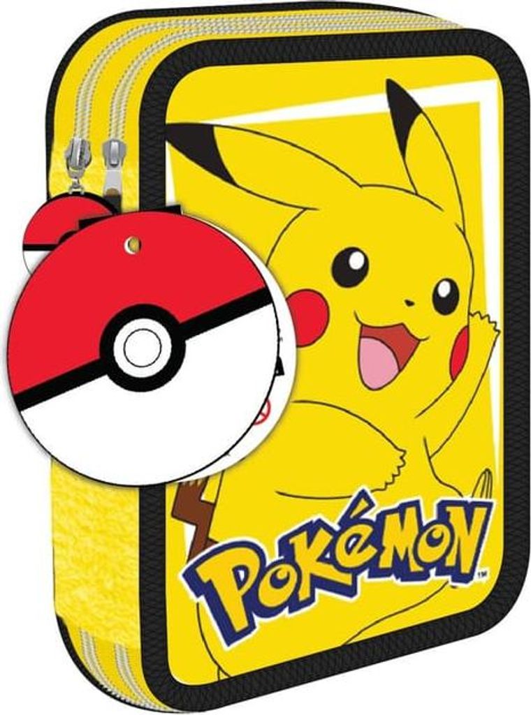 ak tronic Software & Services 70425, Hartschalenetui für Stifte, Schwarz, Rot, Weiß, Gelb, Abbildung, Junge/Mädchen, Reißverschluss, Kind