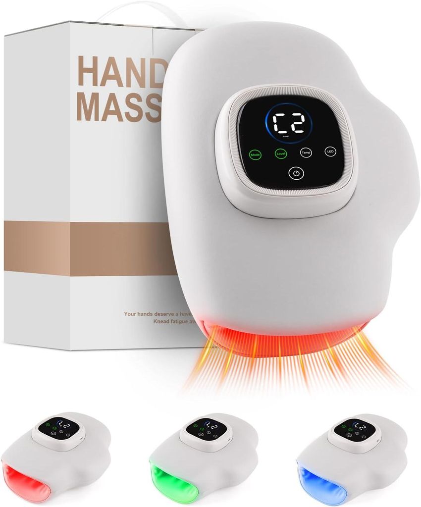 Handmassagegerät Elektrisch mit 3D Kompression & Wärme, Produktbild 