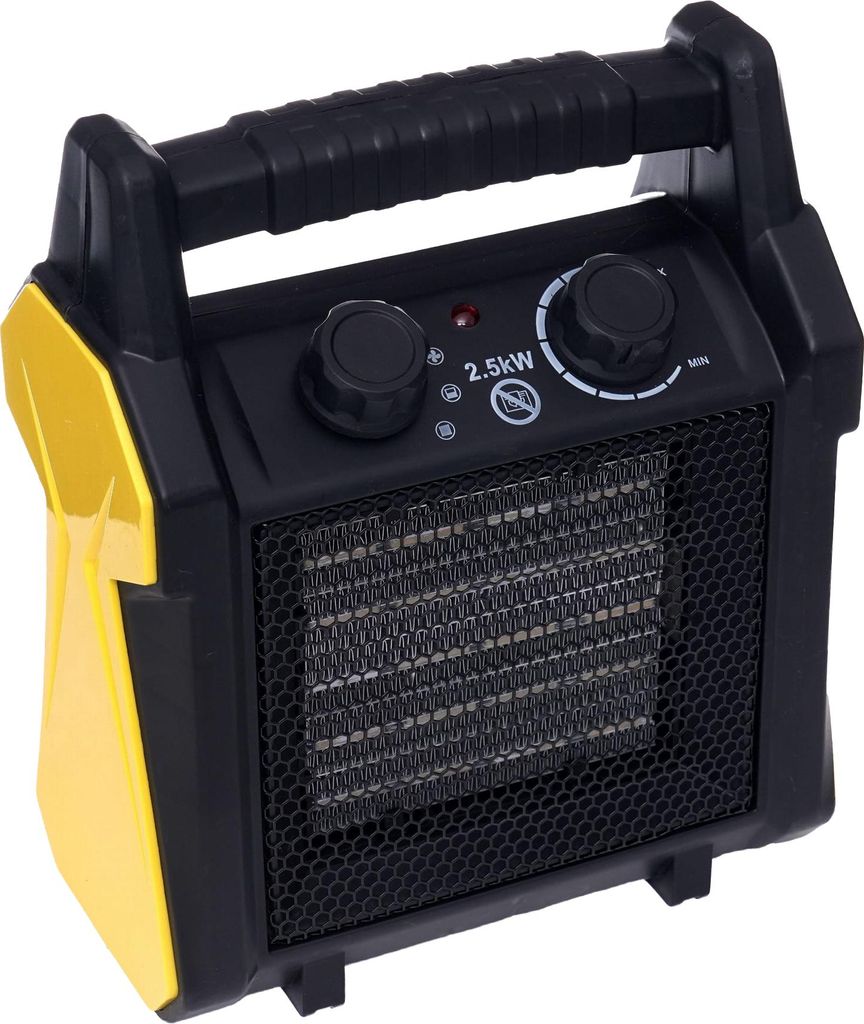 KRAFT&DELE | Elektroheizer, Elektrische Heizung, 2.5kW, Heizlüfter, Bauheizer, Bautrockner, Heizgerät, für Baustellen, Hausgebrauch, Werkstatt,G...