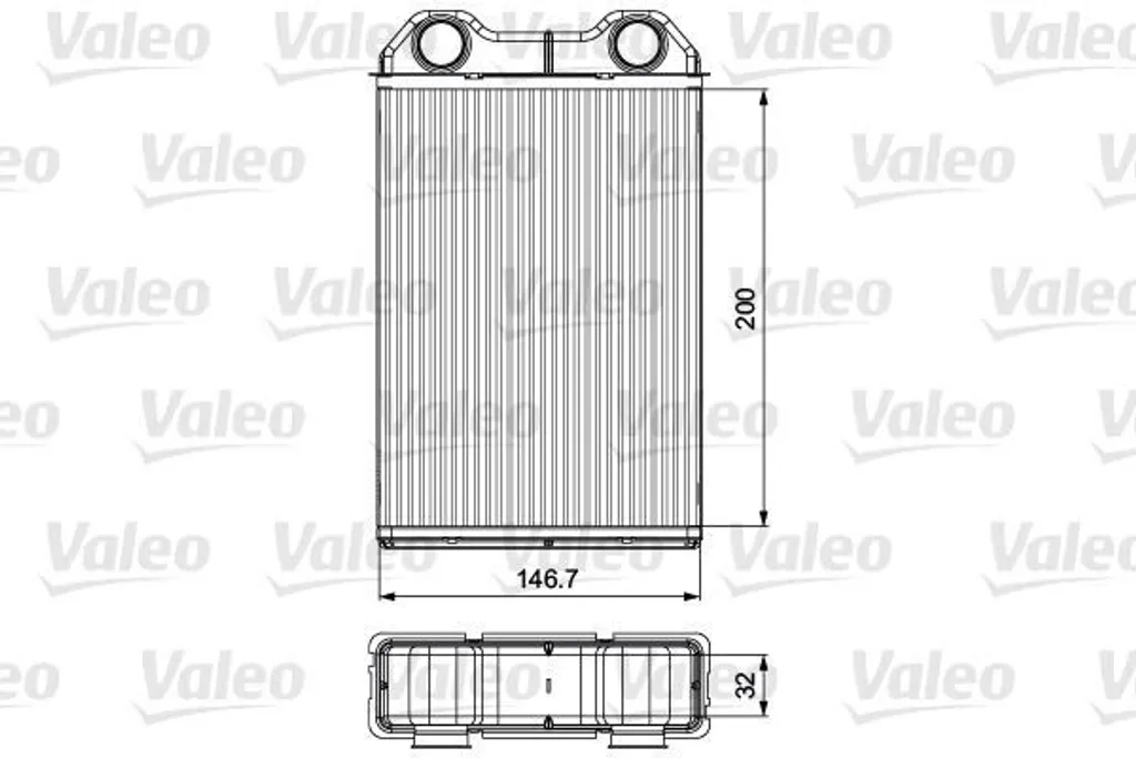 Echangeur chauffage 64111497527 - VALEO pour MINI Cooper R50 R52 R53 2001-2006