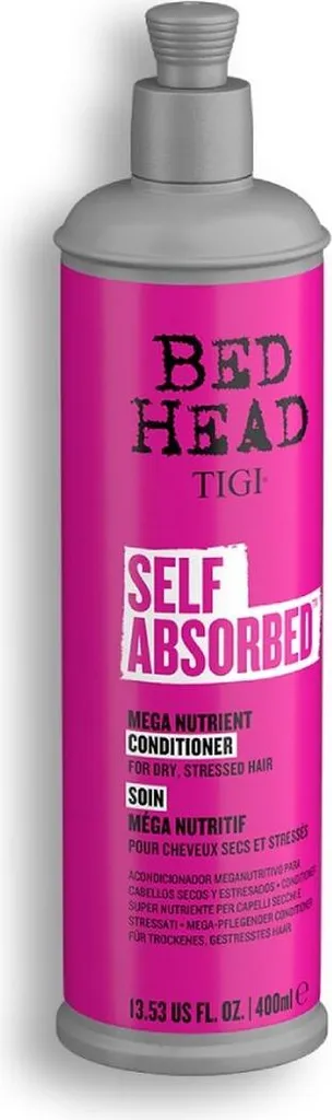 Réparer les cheveux secs avec l'après-shampoing Tigi Self Absorbed 400ml