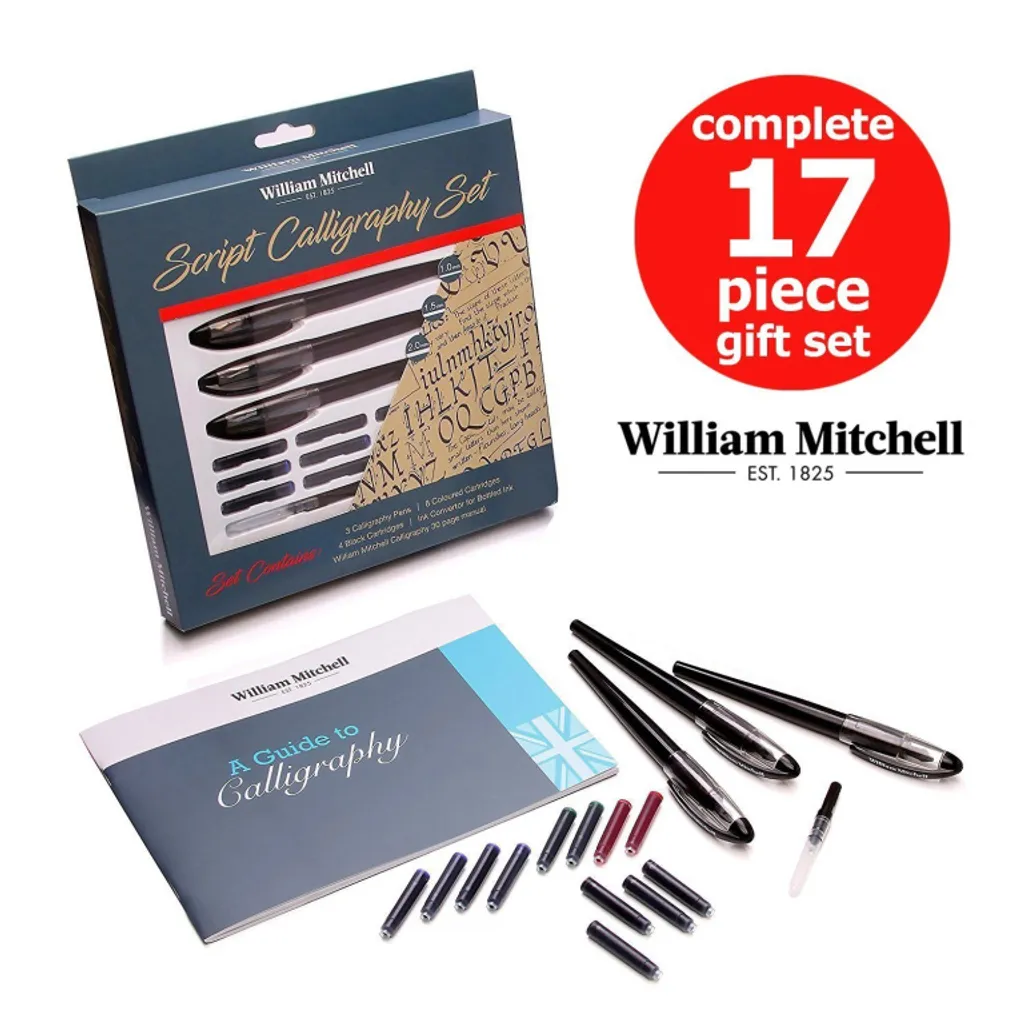 Set Calligraphie William Mitchell Script pour Invitations et Cartes