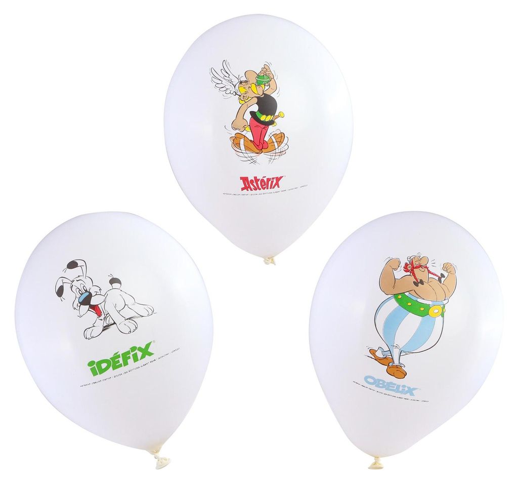 6 Asterix 27cm Latexballons - Image du produit 