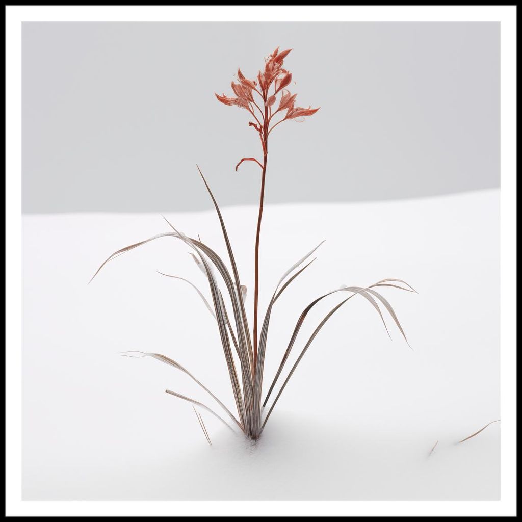 Plakat 90x90cm Zartheit der Natur
