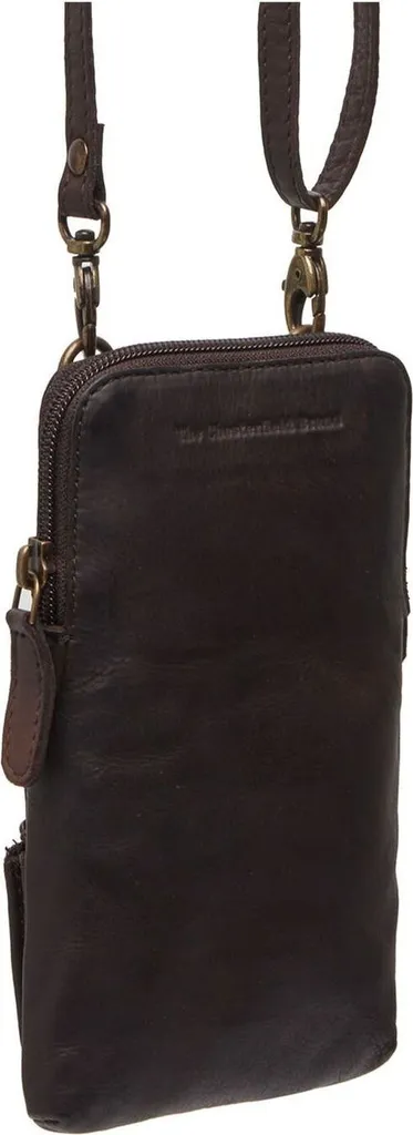 Borsa Porta Cellulare Cuba The Chesterfield Brand Pelle Marrone Scuro