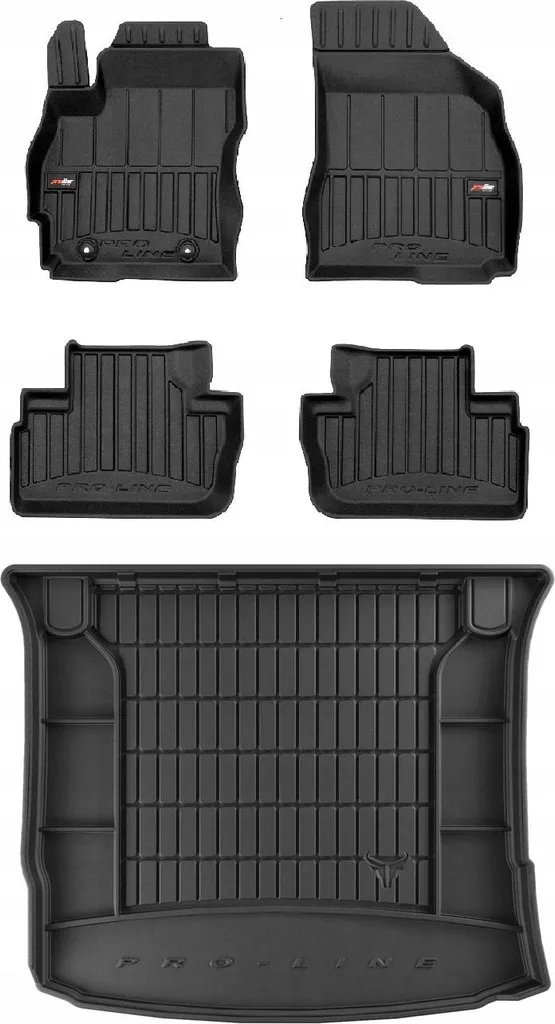 SET di tappetini in gomma 3D Mazda 5 1 2005-2010 con