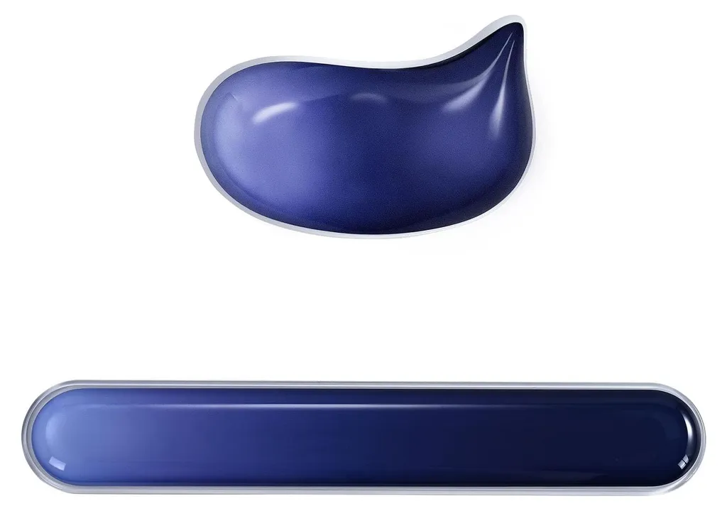 Tapis de souris avec repose-poignet gel antidérapant pour PC et Laptop