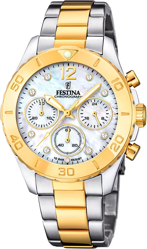 Montre Festina D2UF20604/1 Bracelet Acier Inoxydable Bicolore Brillant