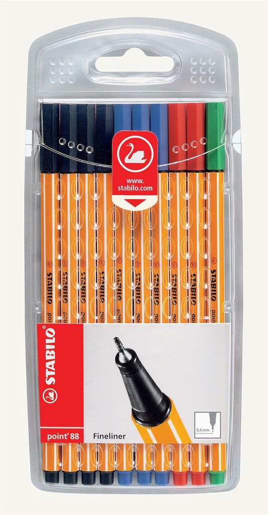 Fineliner - STABILO point 88 - 10er Pack Office - 4 x Produktbild 