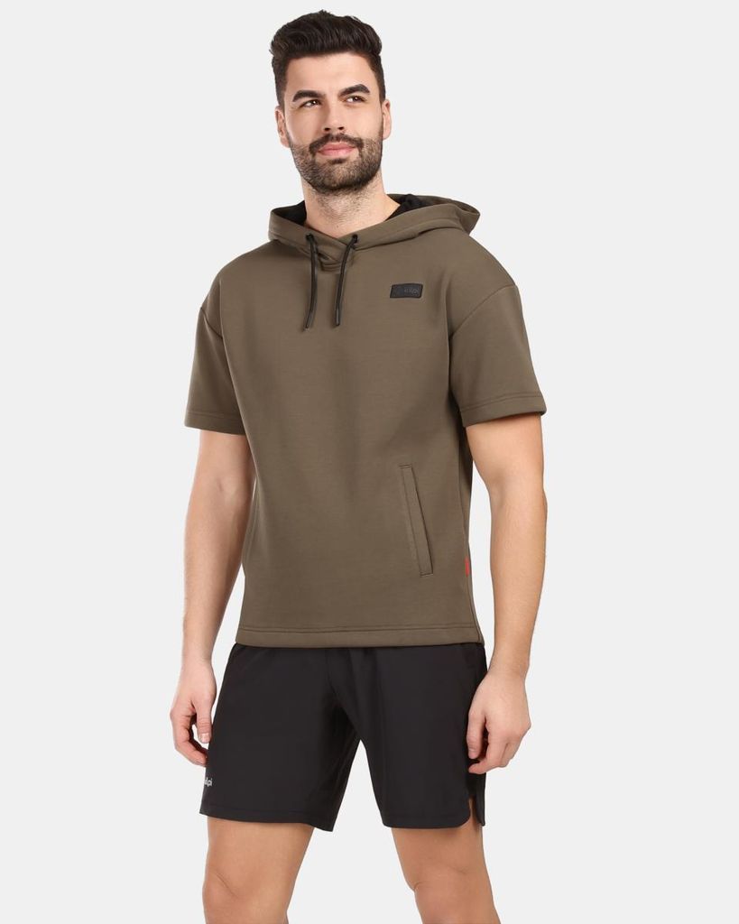 Herren-Kapuzenpullover Kilpi DIAN-M, KHAKI, Größe S