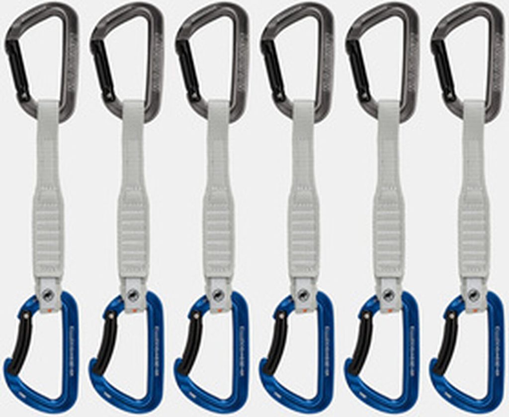 Mammut Workhorse Keylock 17 cm 6-Pack Quickdraws šedá/modrá Obrázok produktu 