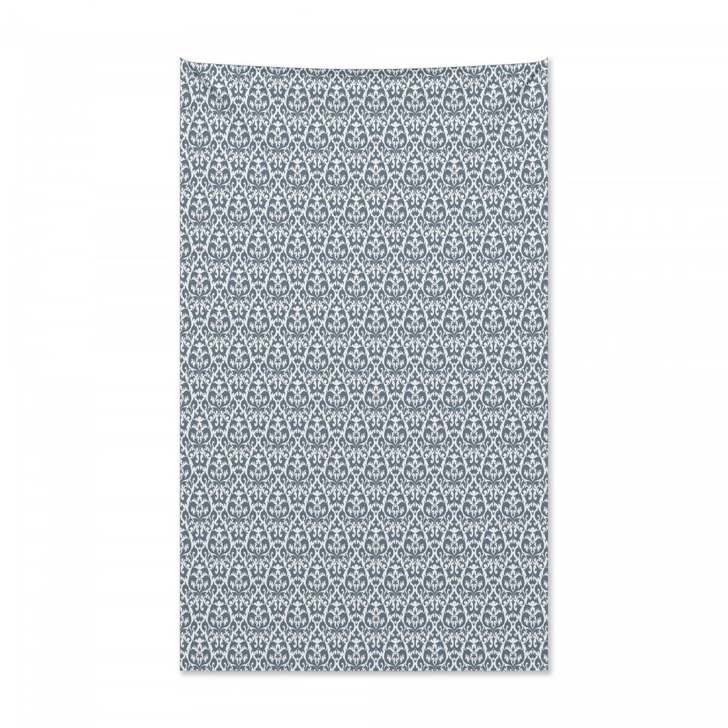 Abakuhaus Damast Wandteppich und Tagesdecke, Renaissance-Kunst-Gründe aus Weiches Mikrofaser Stoff Kein Verblassen Klare Farben Waschbar, 140 x 23...