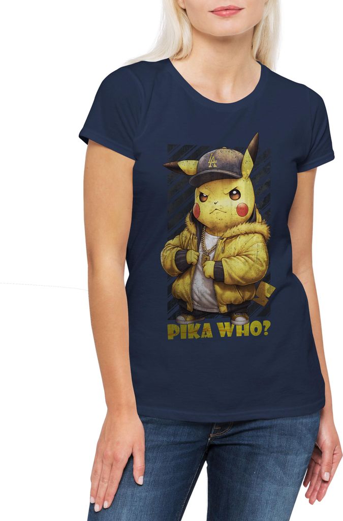 Urban Backwoods Poke Mobster, Damen T-Shirt, Farbe: Navy, Größe: 3XL