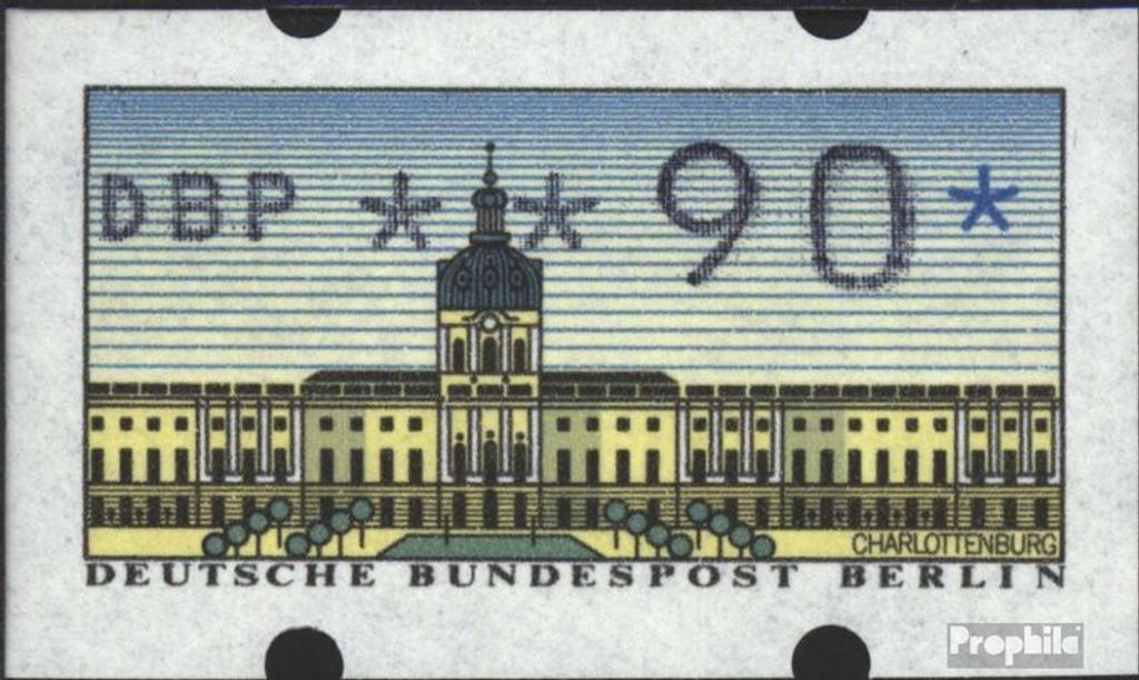 Briefmarken Berlin (West) 1987 Mi ATM1, 0.90 Nominale postfrisch Automatenmarken