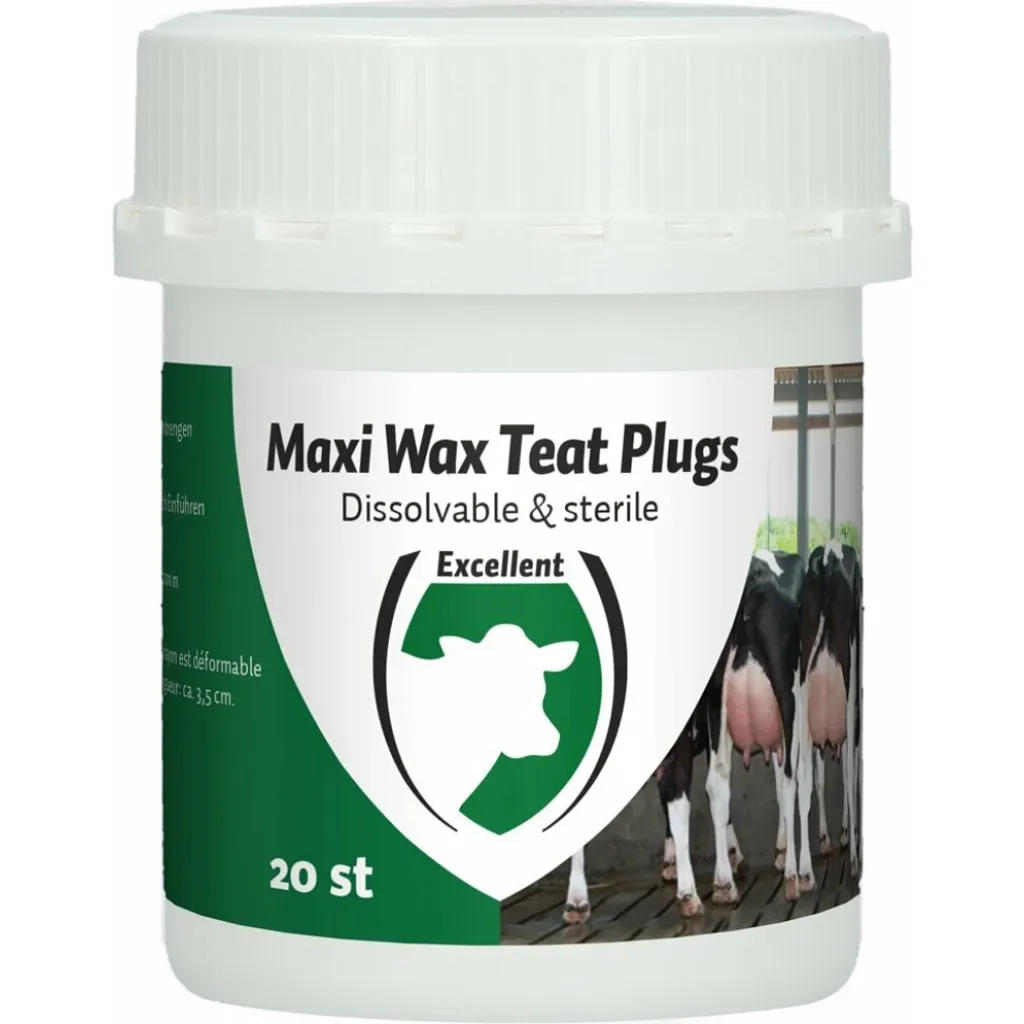 Bouchons de trayon Maxi Wax en cire pour le soin de la mamelle, x20