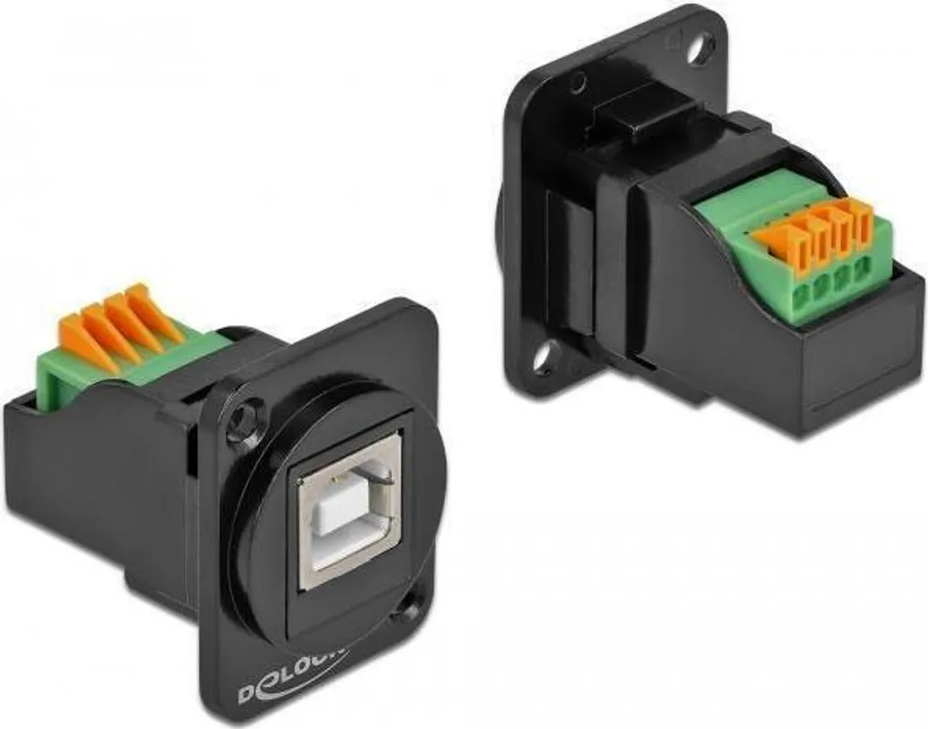 Réparer un câble USB B sans soudure via cet adaptateur Bornier noir
