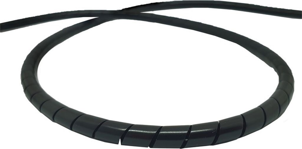 Capgo Spiralschlauch für ID 4,8mm, AD 6mm, 20m, schwarz