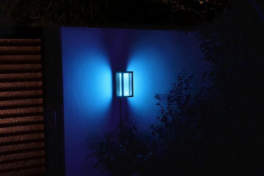 Applique Murale Extérieure LED Connectée Philips Hue Impress Noir Mat - 14