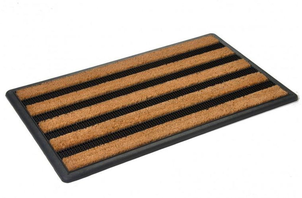 Fußmatte m.Kokoseinlagen natur/schwarz PA L750xB450xS14mm Produktbild 