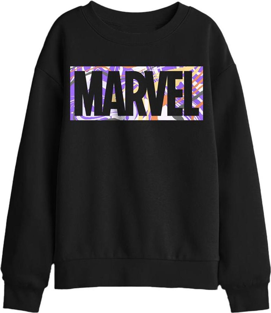 Marvel - Sweatshirt für Kinder TV30053 (128) (Schwarz)