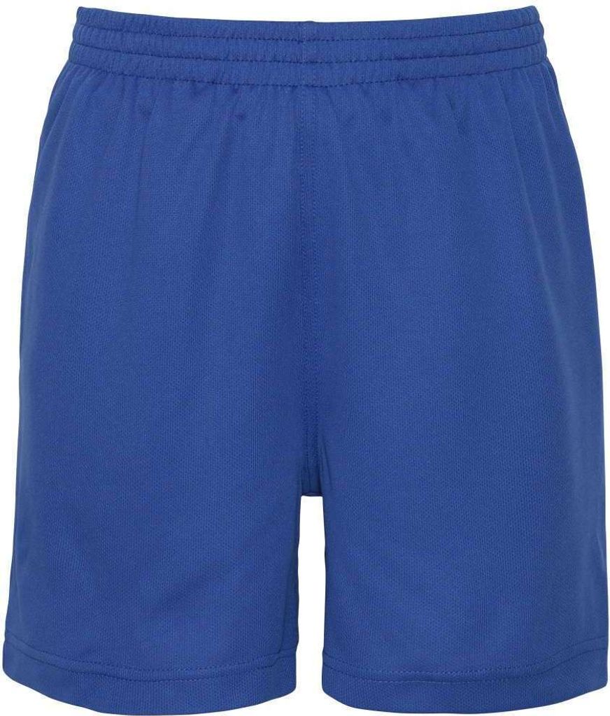Just Cool Jungen Sporthose Shorts Kurze Hose Junior Sport Pants, Größe:L, Farbe:Royal Blue