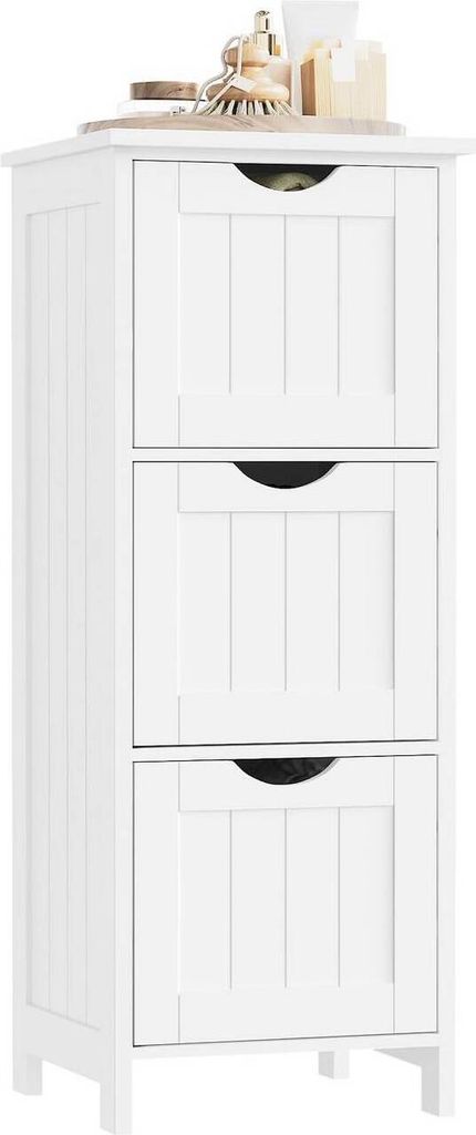 WOLTU Badezimmerschrank, Badschrank, mit 3 Schubladen, Produktbild 