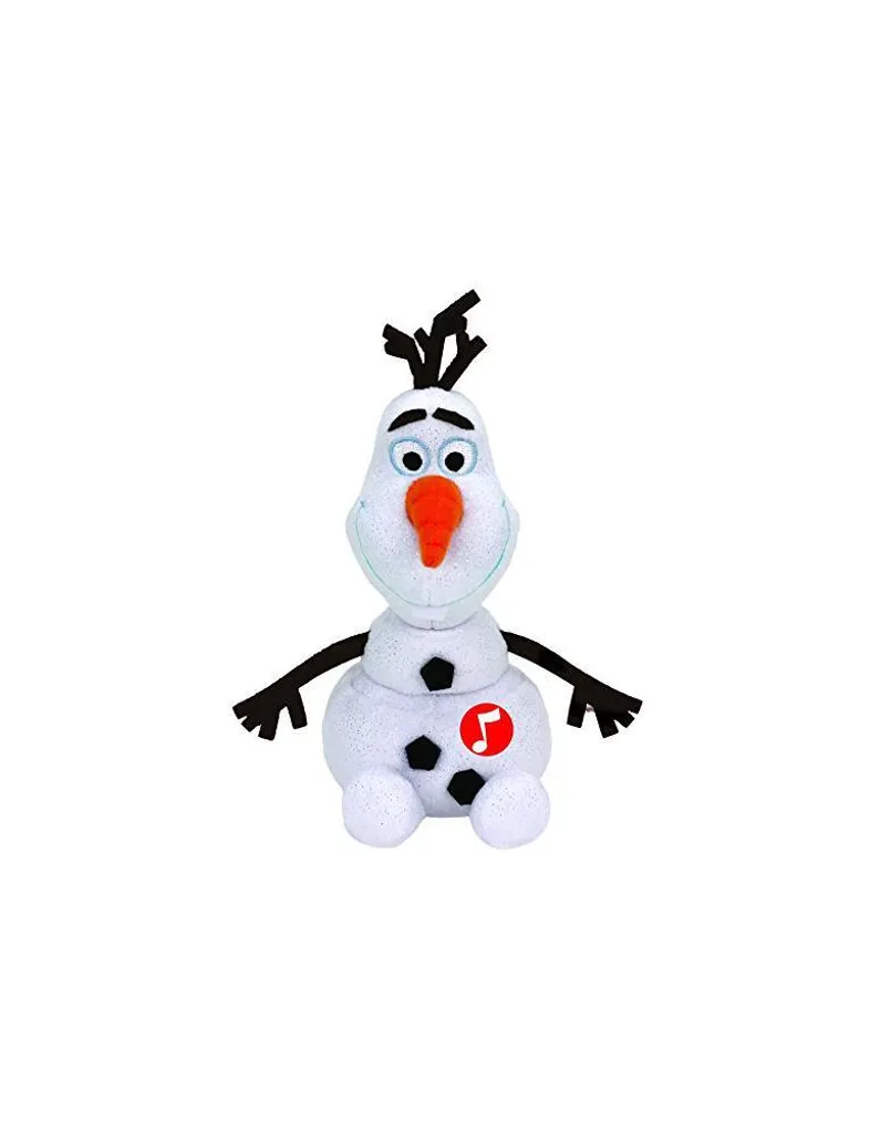 Jouet Interactif Olaf Disney 20 cm - Peluche Anti-Stress avec Sons Zen
