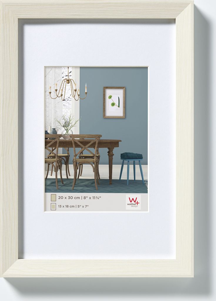 Walther, EF824W,Fiorito Holzrahmen 18x24 cm, weiss