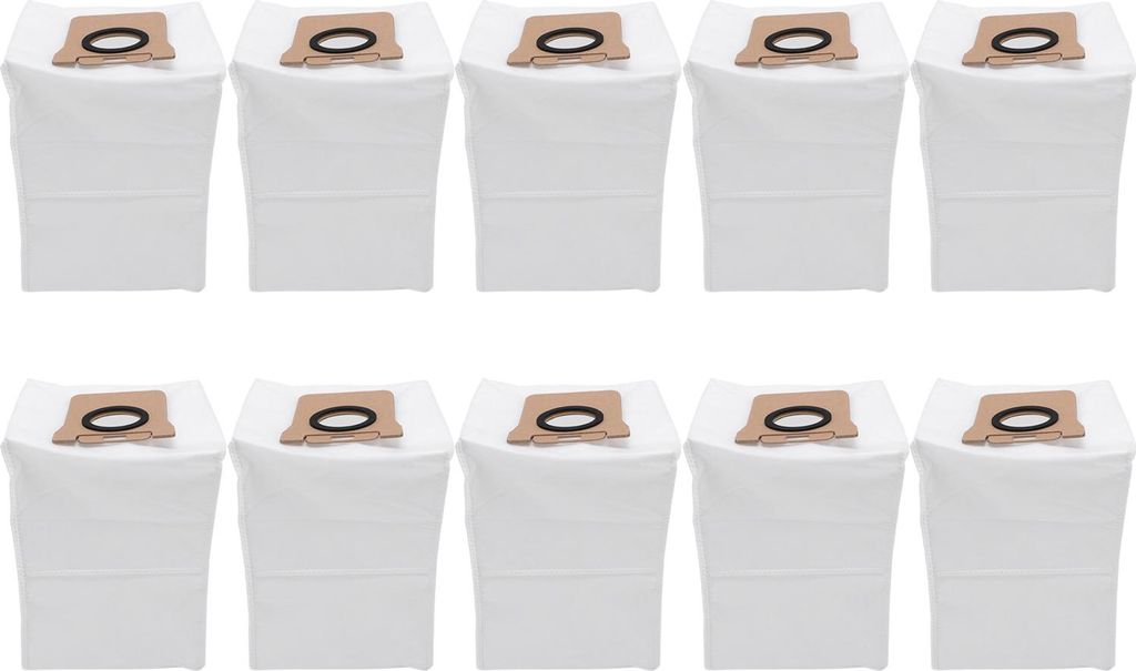 10 Stück Staubbeutel aus Vliesstoff für Saugroboter, passend für X10+, X20+, L10s Ultra, L20 Ultra, SL10 und S10S Ultra