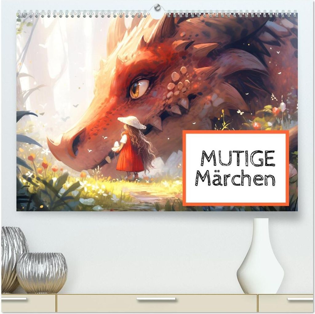 Mutige Märchen (hochwertiger Premium Wandkalender 2026 DIN A2 quer), Kunstdruck in Hochglanz