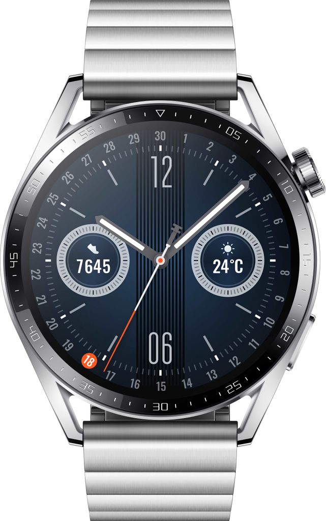 HUAWEI Watch GT3 (46 mm) z bransoletą ze stali Zdjęcie produktu 