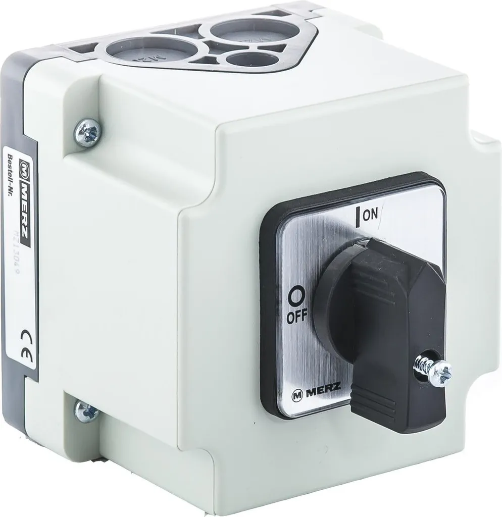 Commande moteur 32A 3P en boîtier IP65 pour atelier et usage extérieur