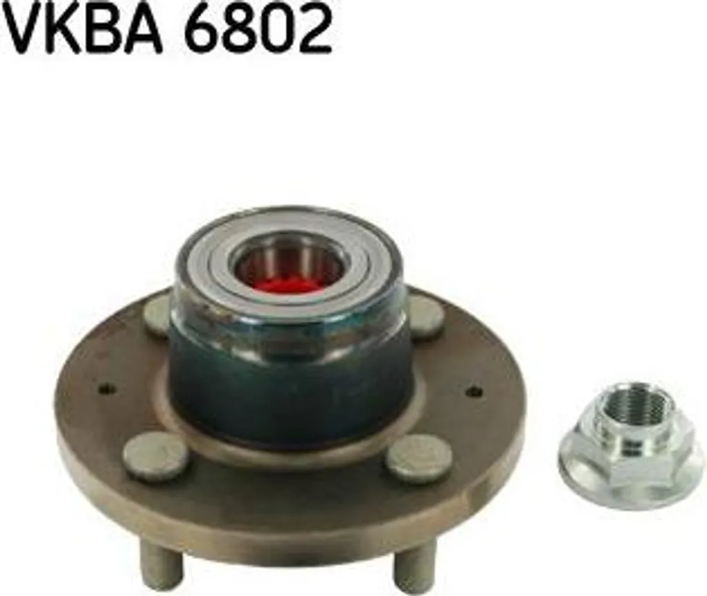 SKF VKBA 6802 Kit de roulement de roue arrière OE 42200SELT01 Honda