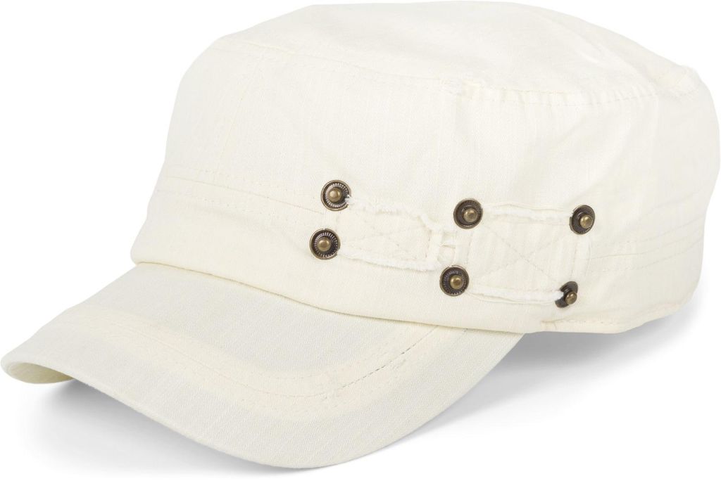 styleBREAKER Uni Military Cap im Destroyed Vintage Look | Produktbild 