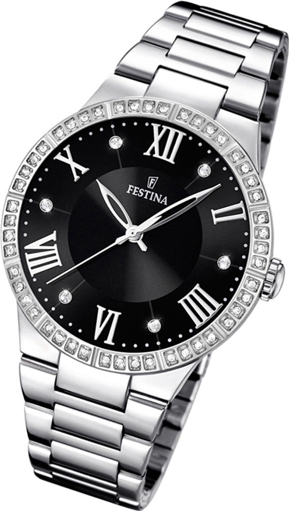 Festina Trend Damen Armbanduhr Mademoiselle Edelstahl Produktbild 