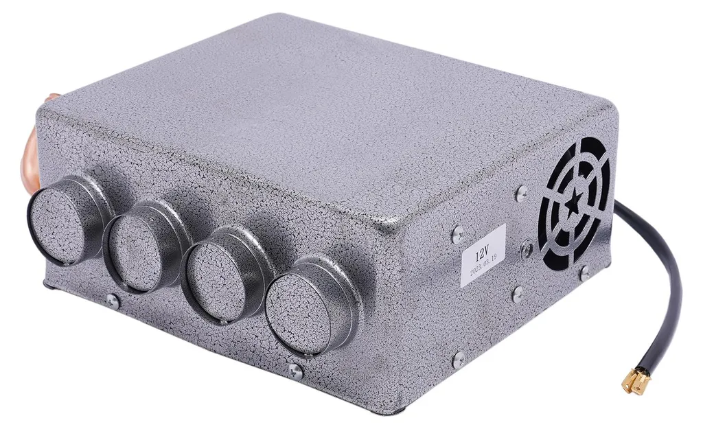 Chauffage portable voiture gris - Chauffage efficace à flux puissant