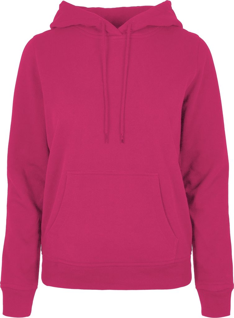 Build Your Brand - "Basic" Kapuzenpullover für Damen RW8023 (XL) (Hibiskus-Rosa)