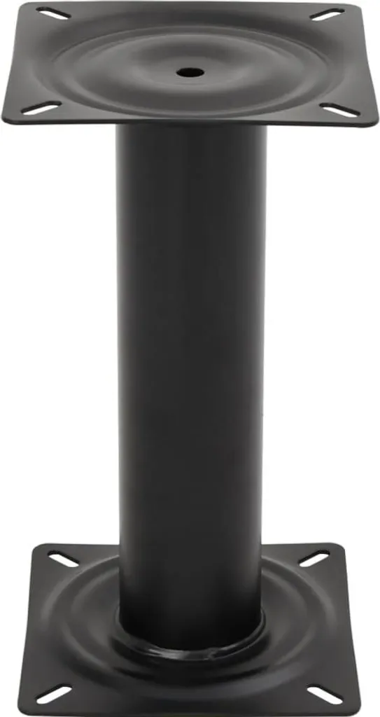 Support de siège de bateau fixe en acier noir 33 cm - Socle pour fauteuil