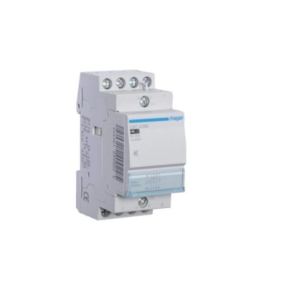 Contacteur Hager ESC428S de 25A - 230V pour tableau électrique modulaire