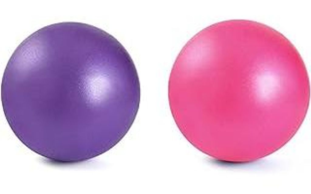 Pilates Ball,2 Stück 25cm Mini Übungsball Stabilitätsball Soft Yuga Ball für Gym Home Office,Perfekt für Pilates,Yuga,Core Strengthening,Physi...