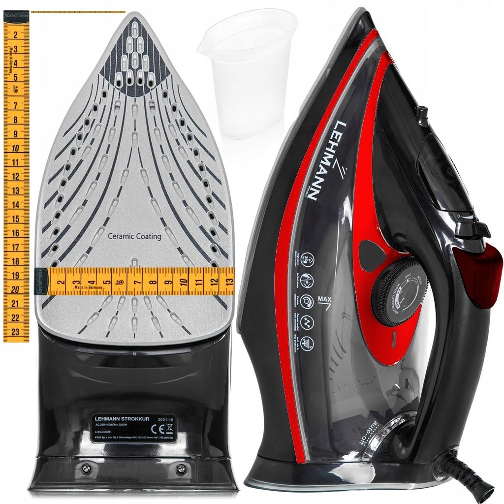 leistungsstarkes Feuerwehr-Keramik-Dampfbügeleisen 3000w 9in1 ANTI-DRIP INNOVATION