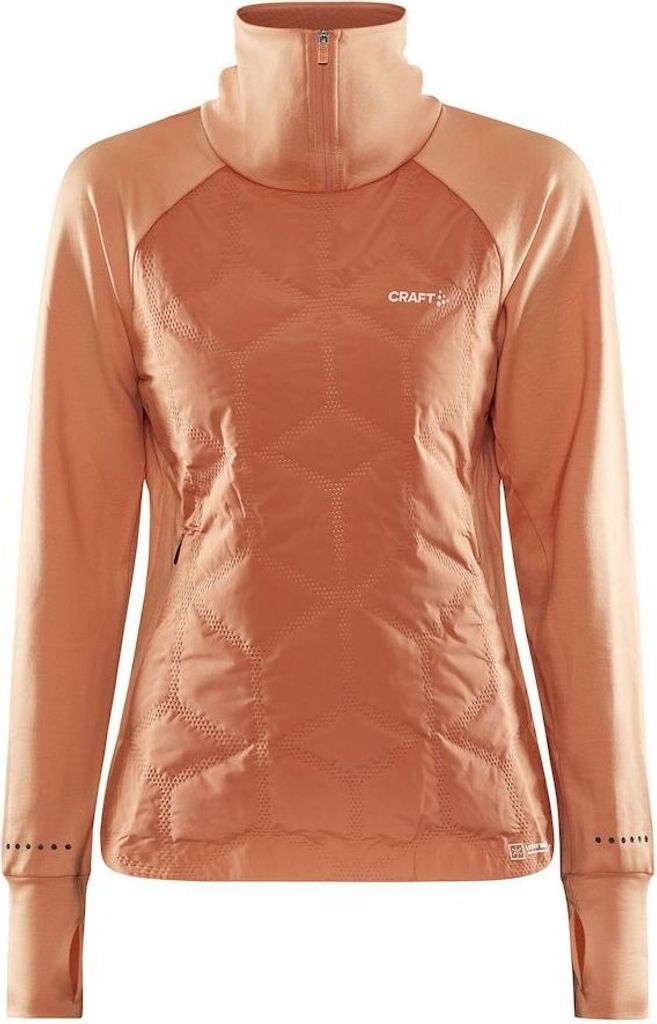 Craft ADV SubZ Sweater 2 W Rusty Glow/Glow L Laufsweatshirt