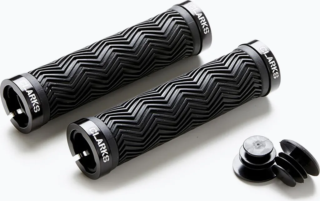 Poignées Lock-On Clarks CLO240 Noir CLA-CLO240 pour Cintre de Vélo VTT