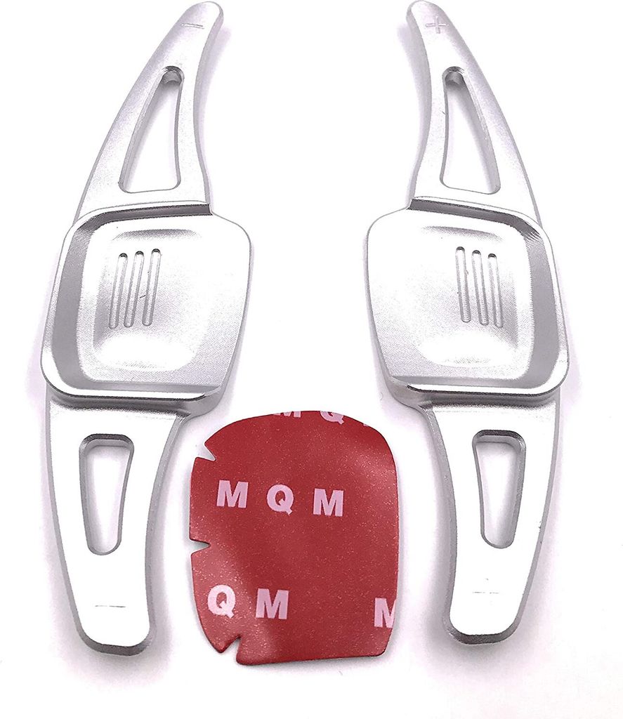 Onwomania Schaltwippen Dsg Shift Paddle für Golf 7 (No GTI R GTD) TRock Beetle Arteon Silber