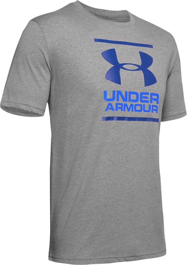 Under Armour Herren GL Foundation Kurzarm T-Shirt - 1326849, Farbe:Steel Light Heather, Textil:S